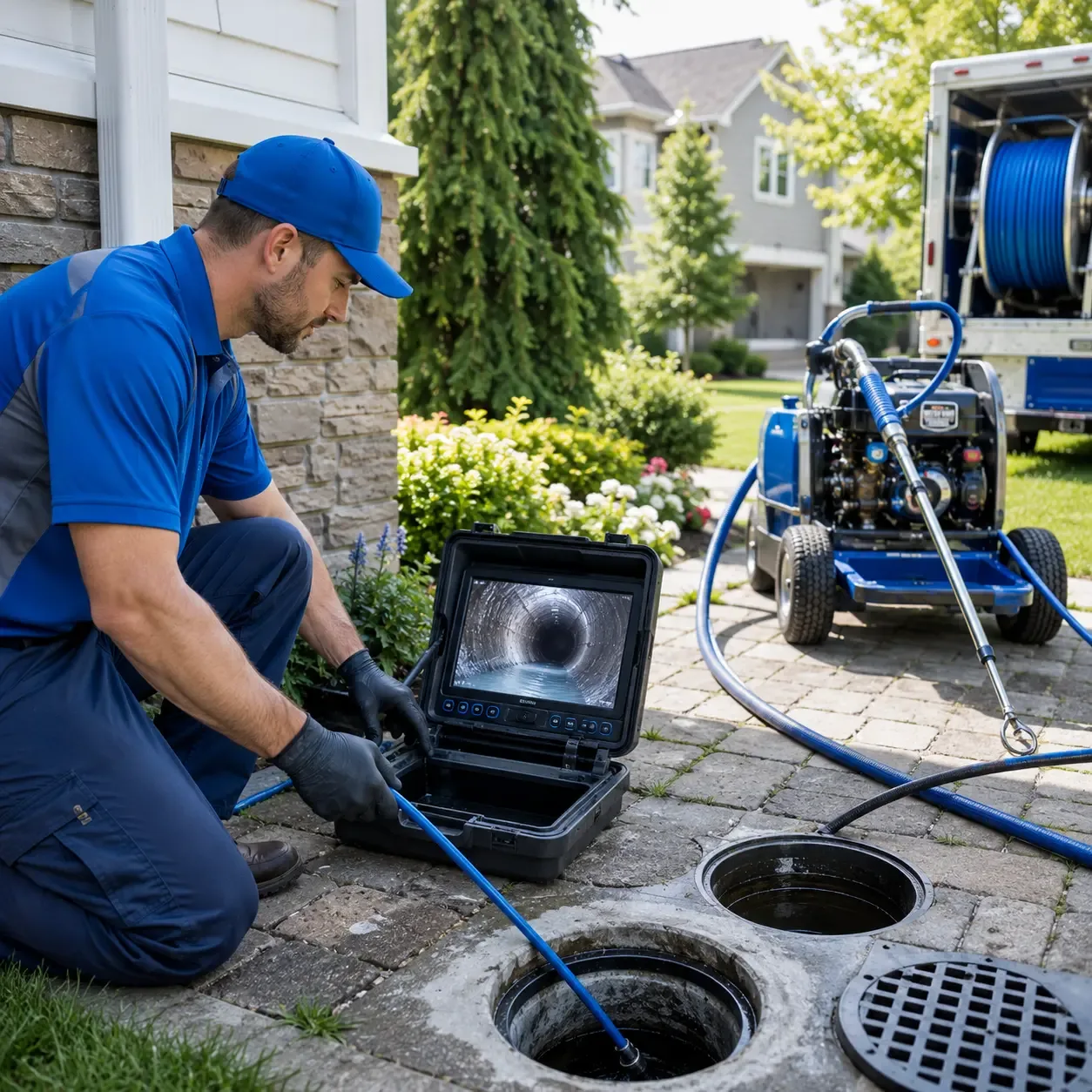 Outdoor drain cleaning professionals serving Energy, TX